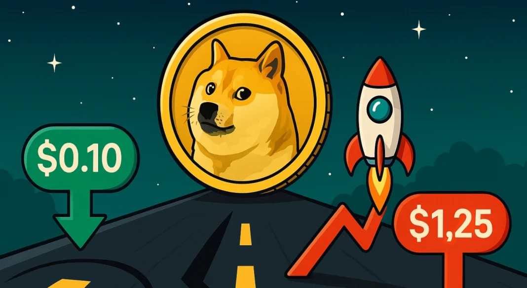 Dogecoin árfolyam: 0,10 dollár jön, vagy 1,25 dolláros rakétaindítás?