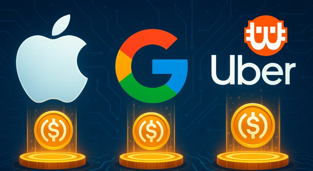Az Apple, a Google és az Uber csendben a stablecoinok felé fordul – forradalom a fizetések világában