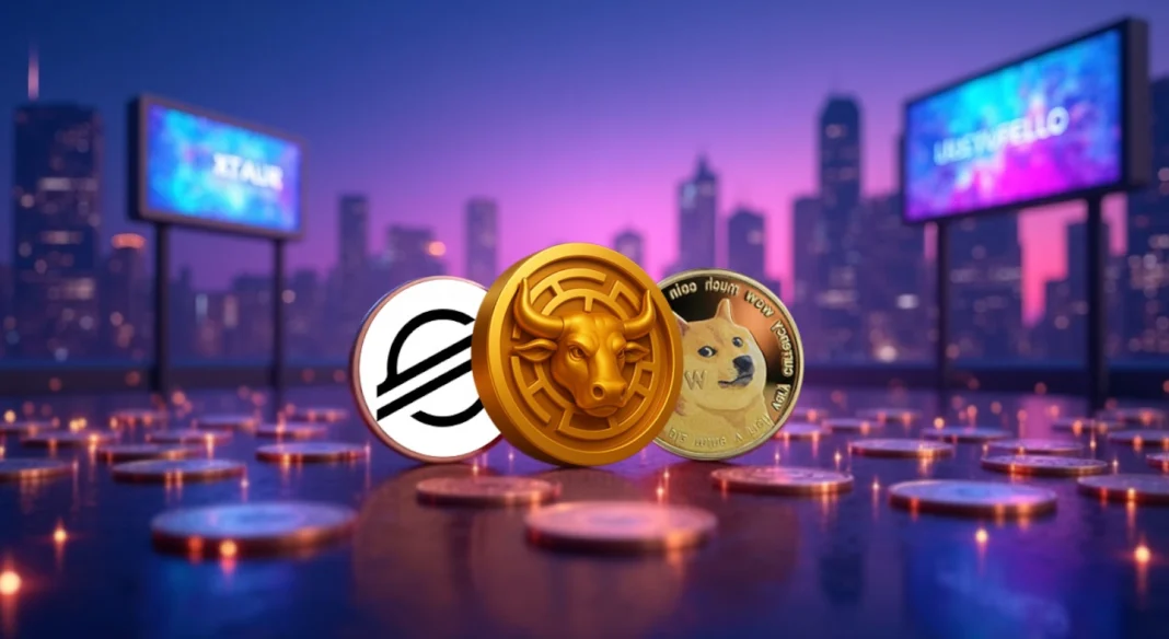 2025 top nyertesei: Miért emelkedhet idén az MTAUR, a DOGE és az XLM?