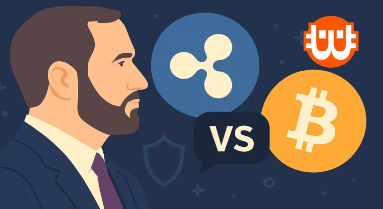 Ezt gondolja a Ripple vezérigazgatója az XRP vs. Bitcoin vitáról