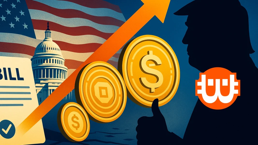 Az USA felgyorsítja a stablecoin törvényhozást – Trump támogatja
