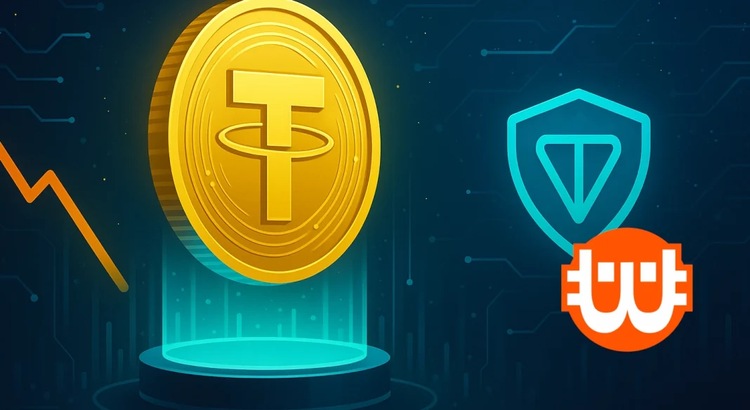 A Tether aranyfedezetű, omnichain stablecoint vezet be a TON blokkláncon