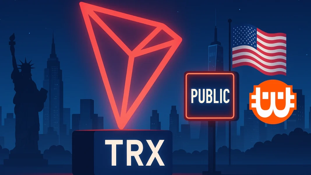 Justin Sun Tron projektje tőzsdére megy az USA-ban
