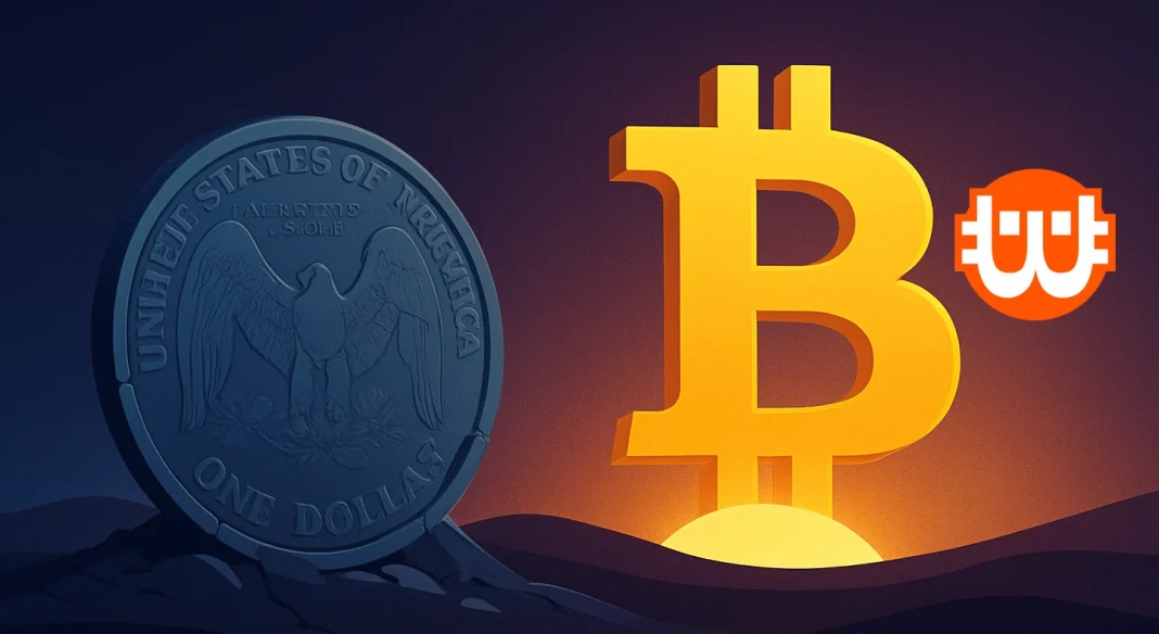 Előnyére válhat-e a bitcoinnak a gyengülő dollár?
