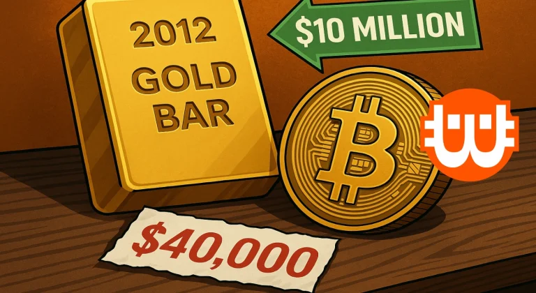 2012-es Bitcoin aranyrúd most 10 milliót ér – de jött a 40 ezer dolláros hiba is