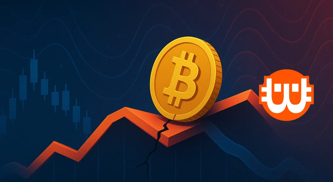 A Bitcoin korrekcióba fordult 122 ezer után – Egészséges visszateszt vagy trendforduló?