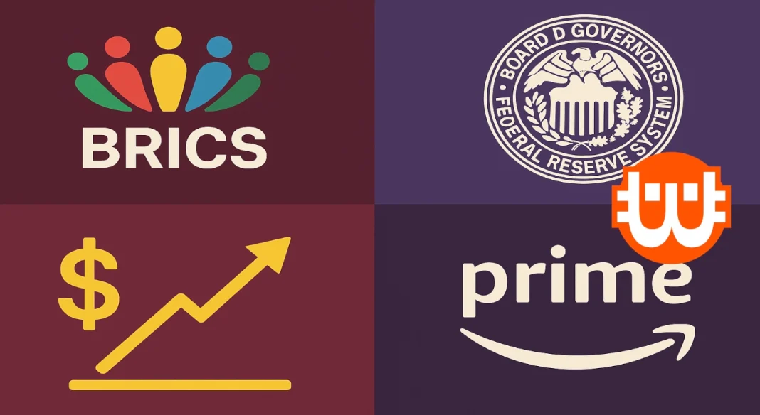 BRICS-csúcs, Fed-jegyzőkönyv, vámháborús fenyegetés és Amazon Prime Day, sűrű hetünk lesz