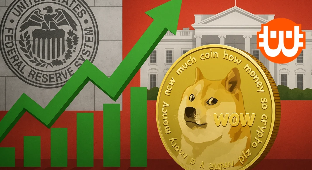 A Fed és a Fehér Házban zajló események is hatással vannak a Dogecoin árfolyamára