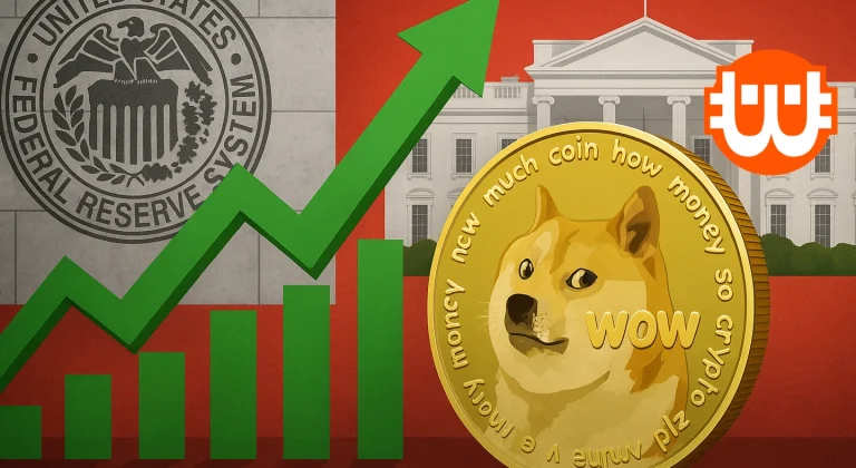 A Fed és a Fehér Házban zajló események is hatással vannak a Dogecoin árfolyamára