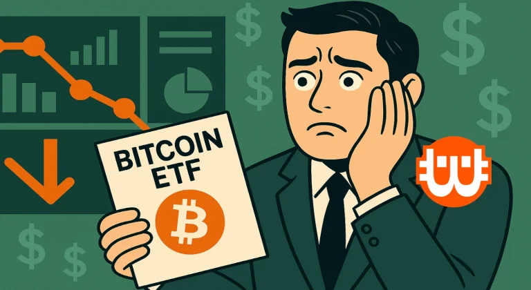 Aggodalomra ad okot, hogy 80%-kal visszaestek a Bitcoin ETF-beáramlások?