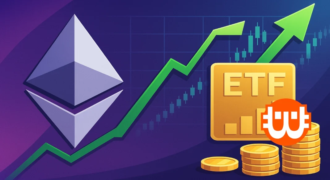 Az Ethereum ETF-ek rekordbeáramlással pörögnek fel