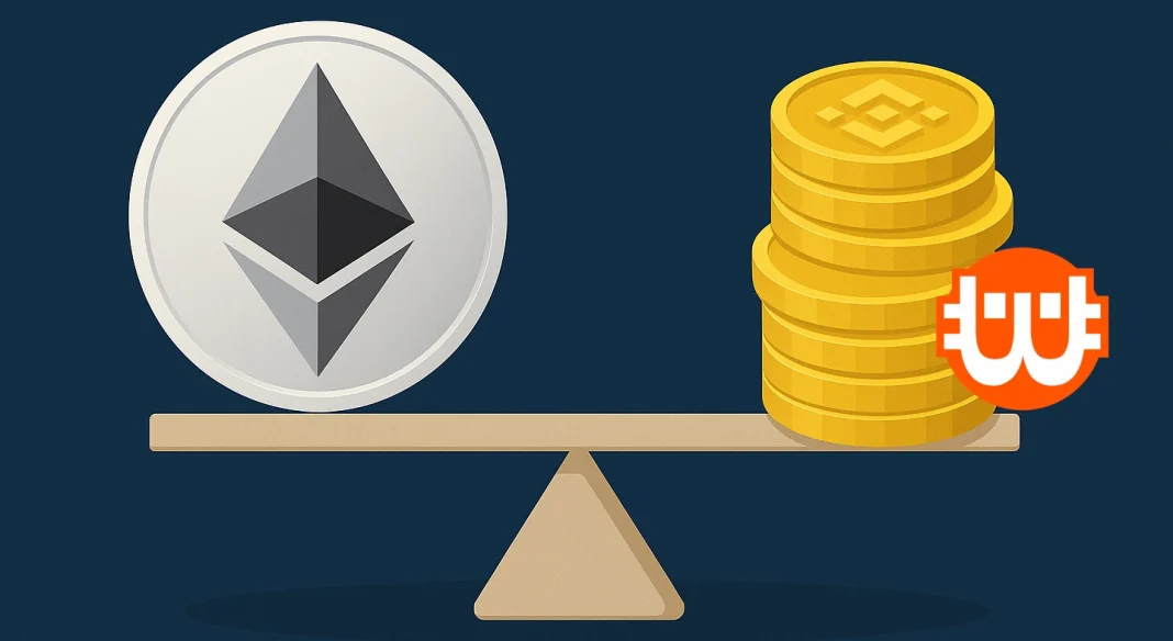 Hogy függ össze az ethereum árfolyama a Binance-tartalékokkal?