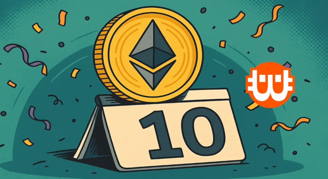 10 éves lett az Ethereum