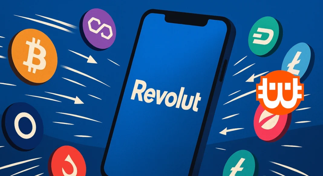 A kriptók újra mozgásban a Revoluton – több tucat token küldhető