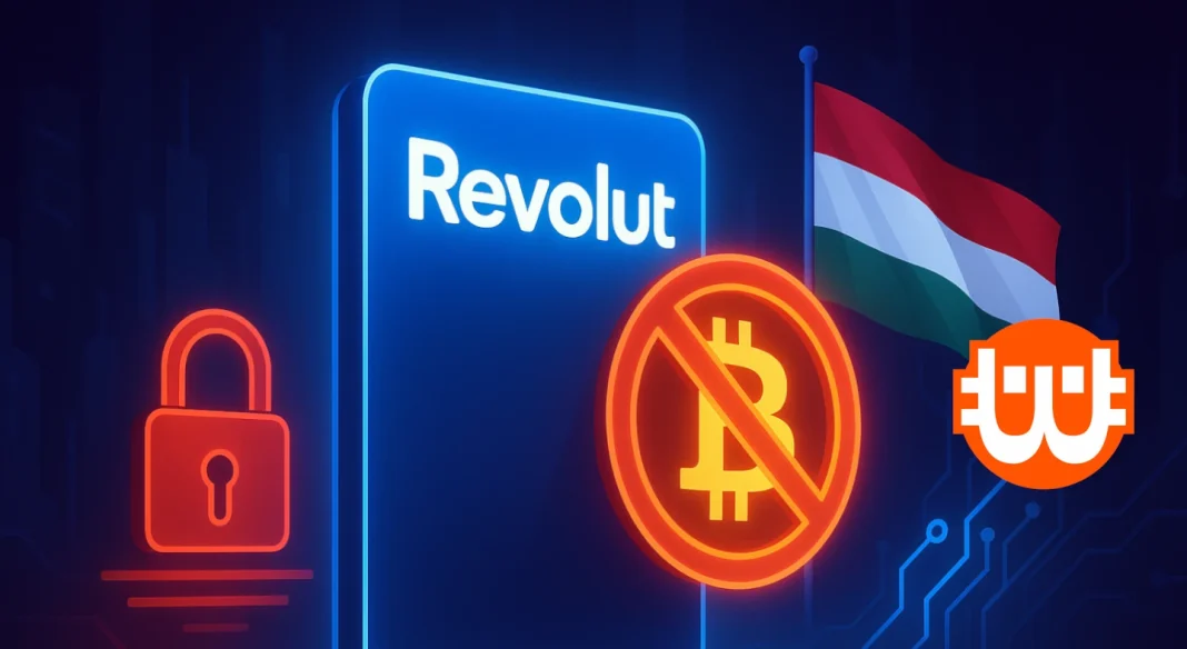 A Revolut felfüggeszti kriptós szolgáltatásait Magyarországon az új szabályozás miatt