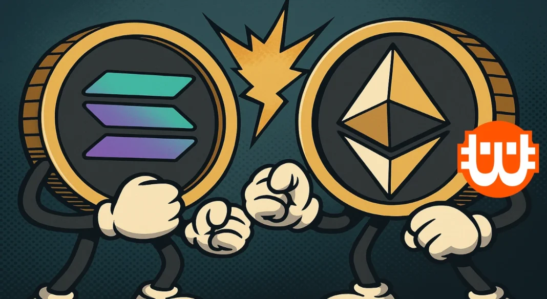 A Solana kihívja az Ethereum dominanciáját – Megváltozik a kriptovaluta erősorrend?