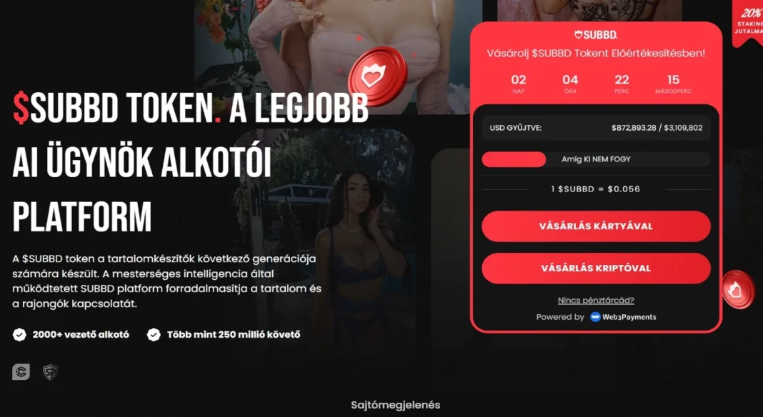 Az XRP akár a 6 dollárt is elérheti, a SUBBD pedig közelít az 1 millióhoz