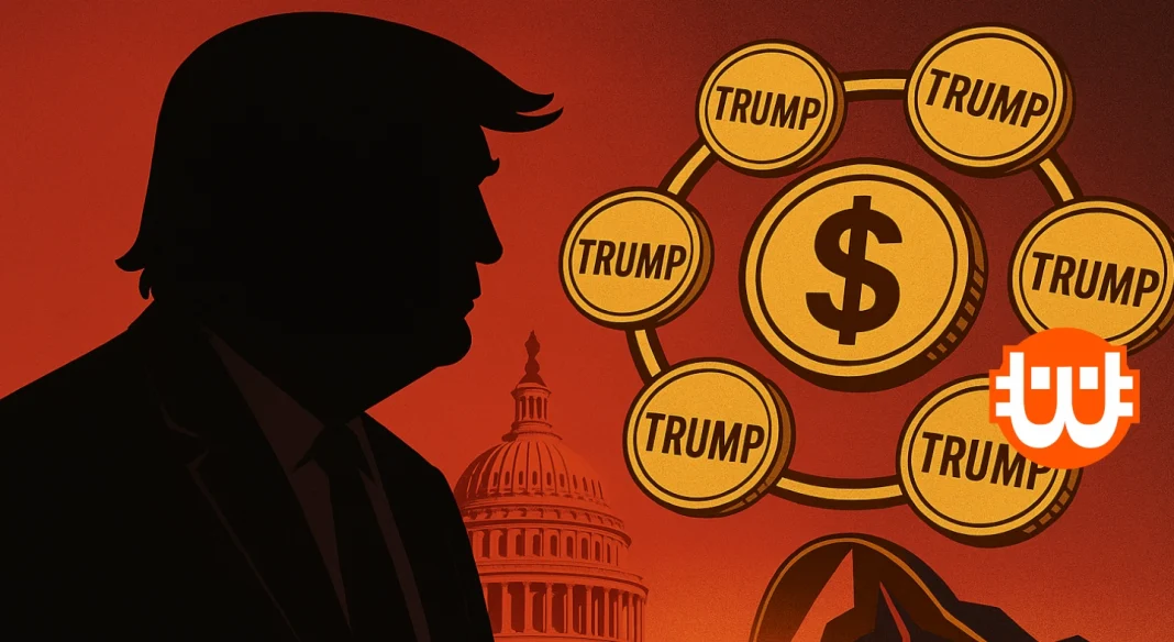 Trumphoz köthető körök 93 millió dollárnyi TRUMP tokent kaptak