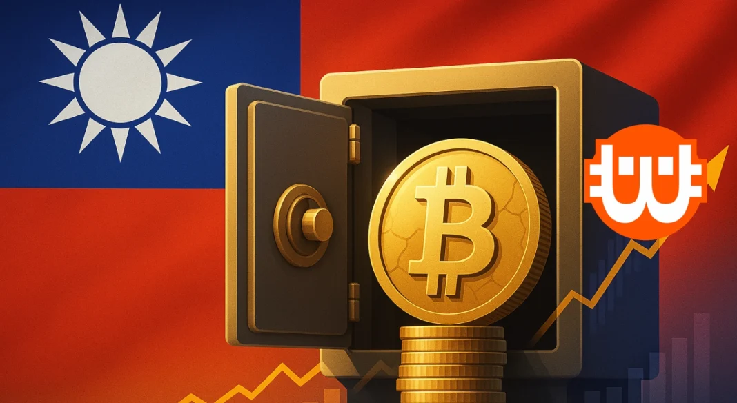 Tajvan első tőzsdén jegyzett bitcoin-kincstára: 10 millió dolláros befektetés