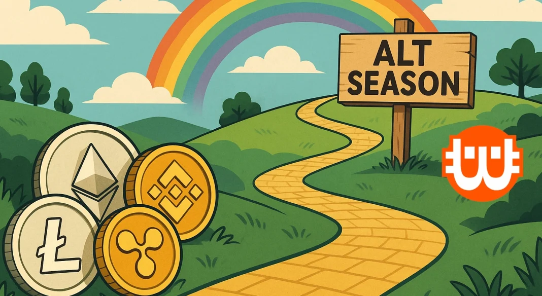 A CryptoQuant szerint megérkezett az altszezon