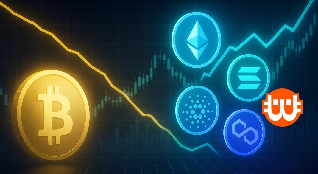 A bitcoin dominanciájának gyengülése is altcoinszezonra utal