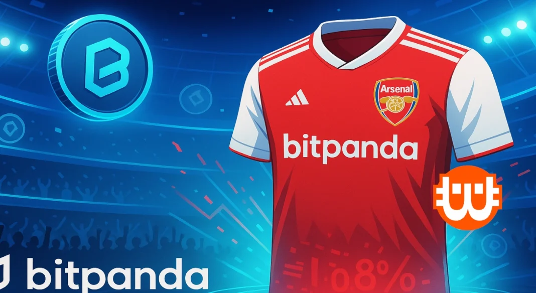 Partnerségre lép a Bitpanda és az Arsenal