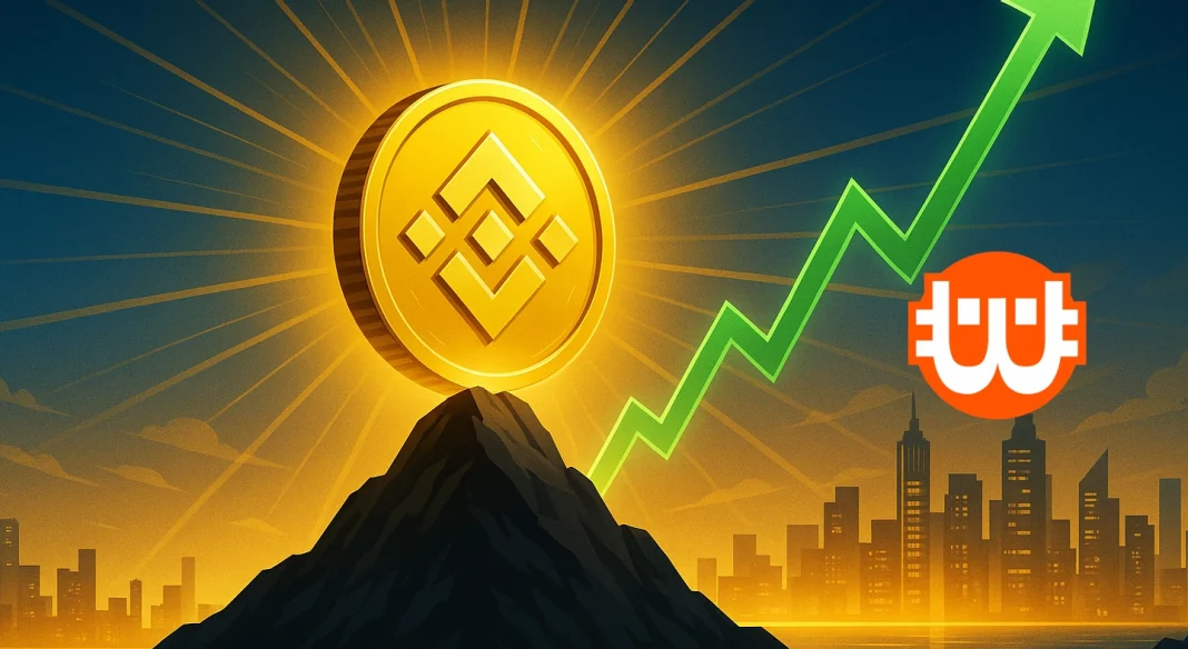 Új történelmi csúcsot döntött a Binance Coin árfolyama