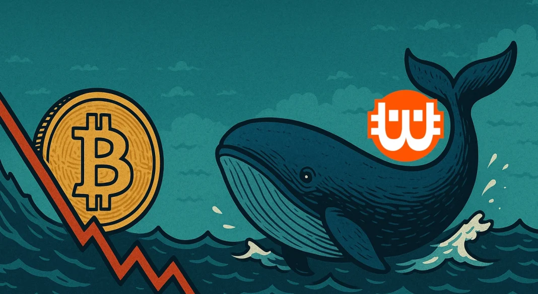 Bitcoin árfolyama: egy bálna mentheti meg a zuhanást 125.000 dollár előtt