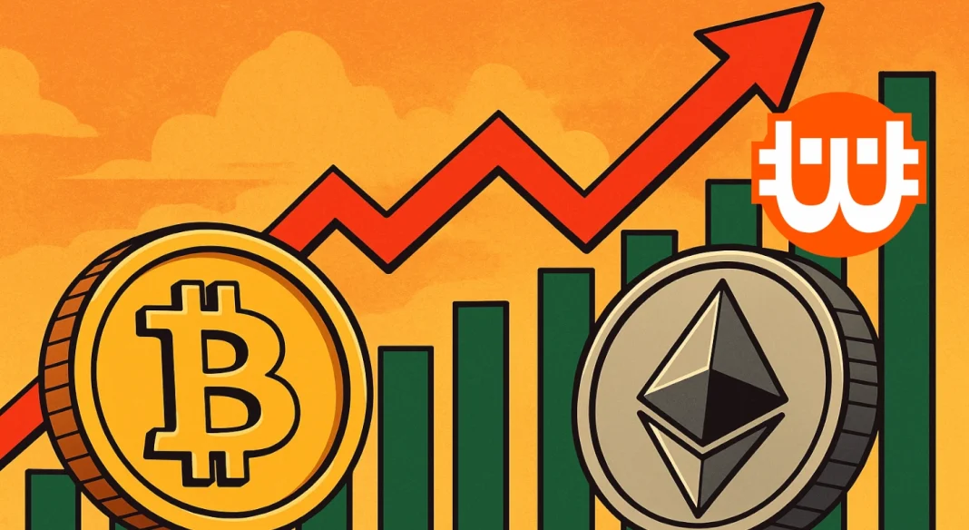 Új történelmi csúcsok közelében lehet a bitcoin és az ethereum