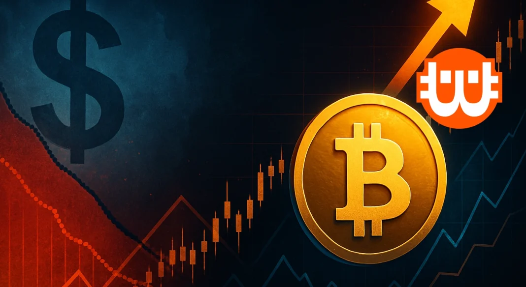 A gyenge dollár erősítheti a bitcoint, de a várható nehézségek korlátozzák a nyereséget