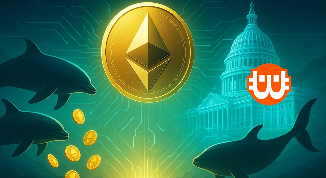 A bálnák és az amerikai kormány nagy Ethereum-befektetései