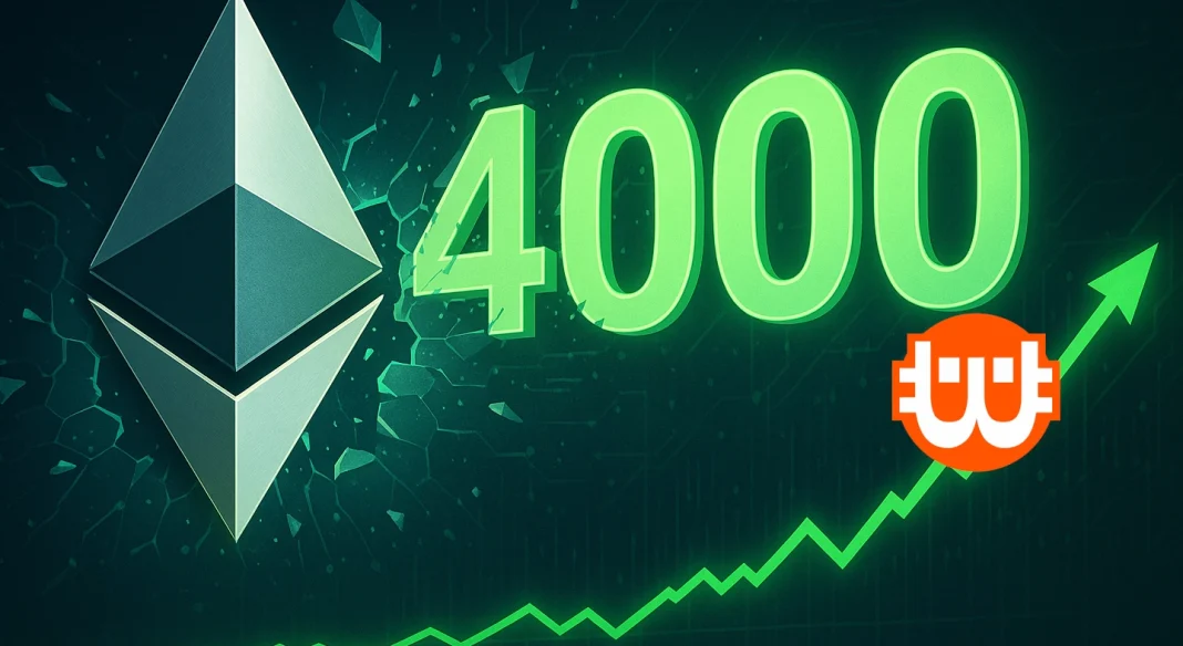 Először törte át a 4000 dollárt az Ethereum árfolyama