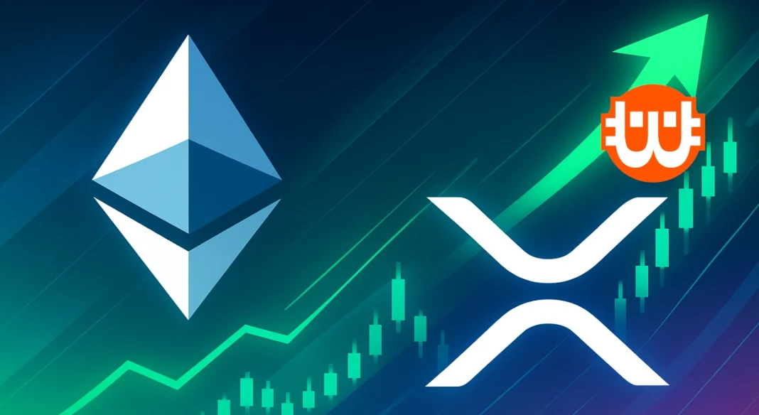 Erős emelkedés a kriptopiacon: Ethereum 6%-ot, XRP 3%-ot ugrott – jön az altcoin szezon?