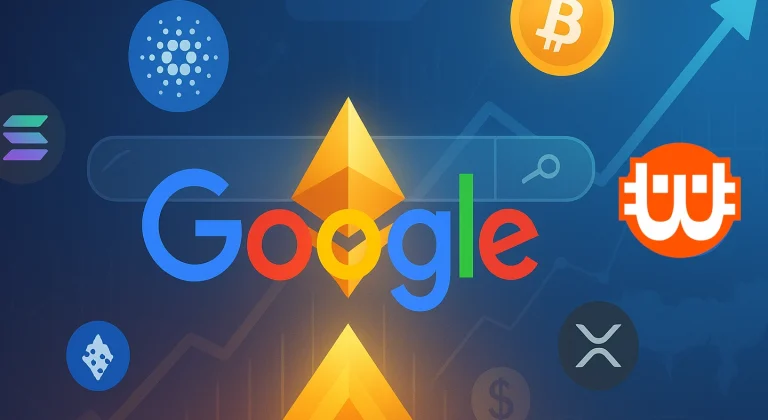 A Google-keresések alapján is folyamatosan nő az altcoinok és az ethereum iránti érdeklődés