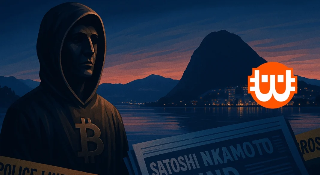 Megtalálták Satoshi Nakamoto Luganóból ellopott szobrát