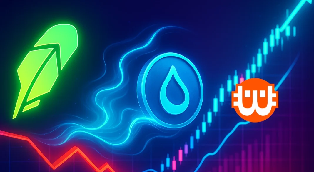 Robinhood listázta a SUI tokent – az ár azonnal reagált