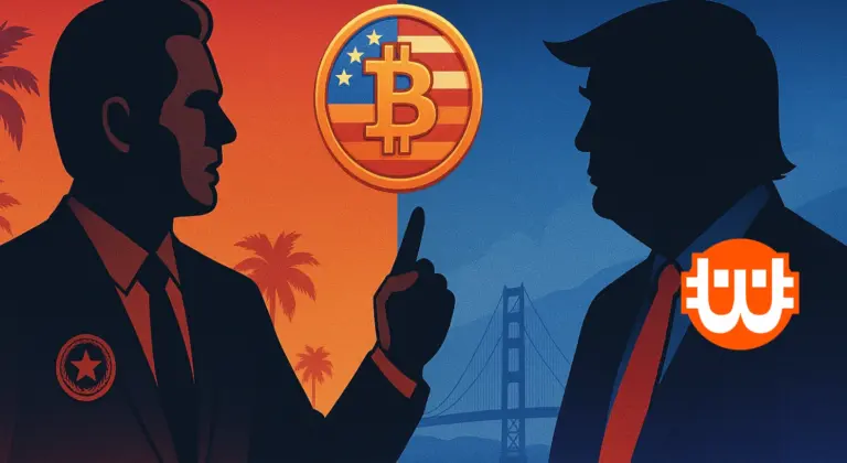 Saját kriptoprojekttel szúrna oda Trumpnak Kalifornia kormányzója