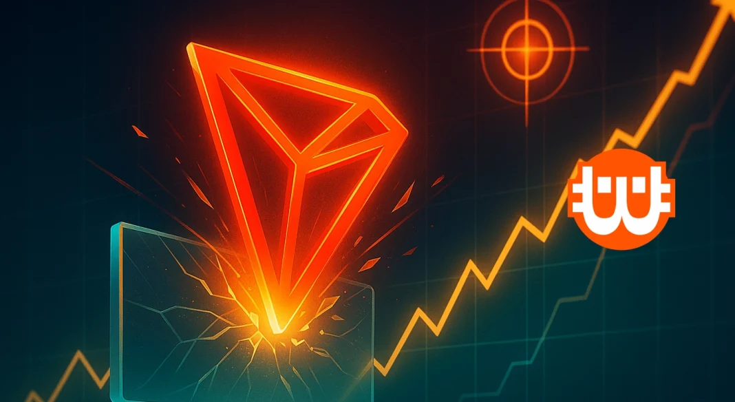 Tron visszatért a reflektorfénybe: áttörte a 0,30 dollárt, és új célokat tűzött ki