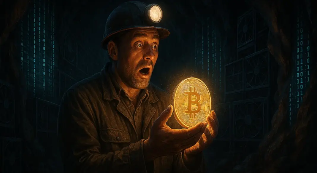 Az egyéni bányász, jackpotot ütött 350.000 dollár értékű BTC-vel