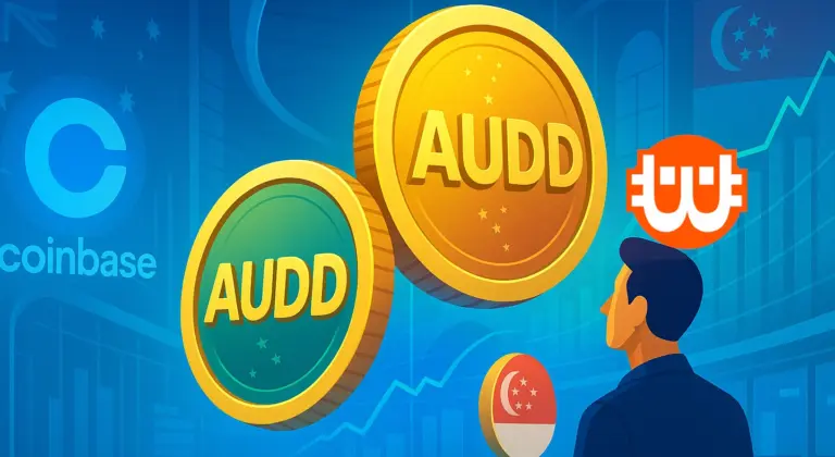 A Coinbase forradalmasítja a stablecoin piacot az AUDD és XSGD bevezetésével