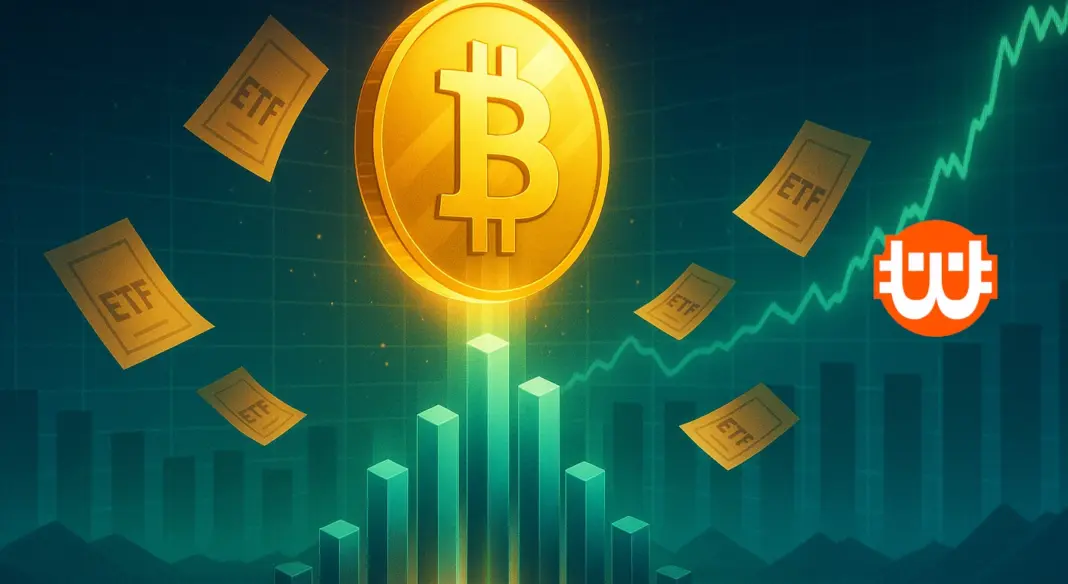 Visszatér a tőke: Bitcoin ETF-ek újra erősödnek
