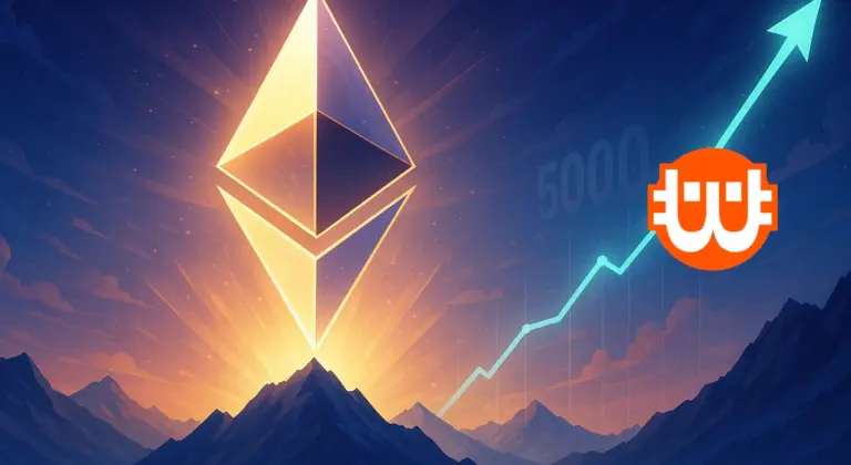 Az Ethereum rekordforgalommal az 5000 dollár kapujában