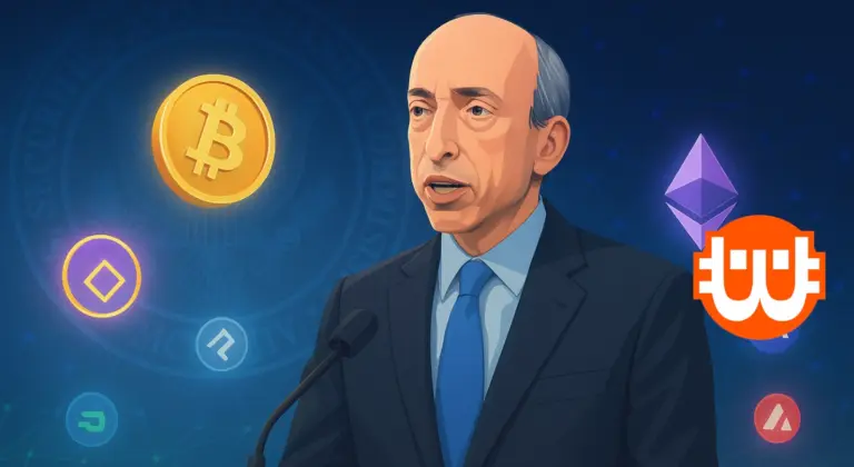 Az amerikai SEC volt elnöke, Gary Gensler a kriptoszabályozásról beszélt