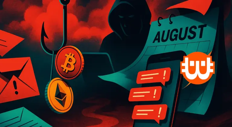 A kripto-phishing dübörög, és az augusztus rémálmokat hozott