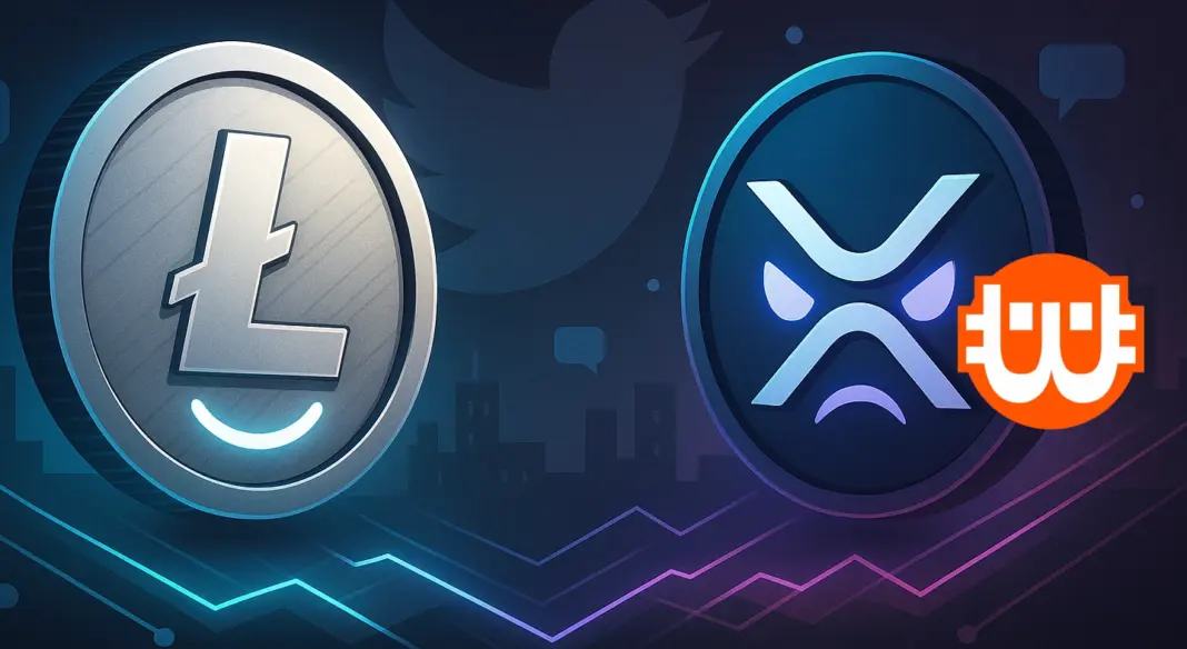 A Litecoin hivatalos X-fiókja ismét vitát kavart az XRP kigúnyolásával