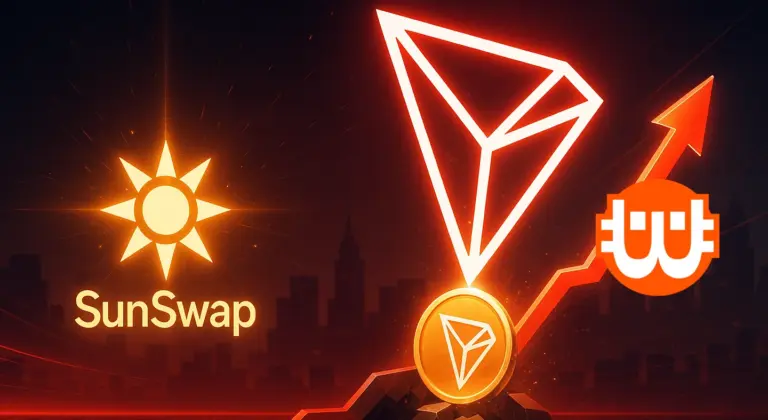 A SunSwap rekordot döntött – a TRON (TRX) a következő rali küszöbén