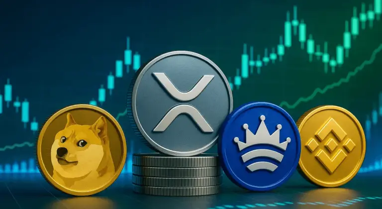 Az XRP és a Dogecoin ETF-pletykákkal kecsegtet, az ADA viszont 1 dollárnál küszködik, míg a BNB az 1000 dolláros mérföldkő felé tart