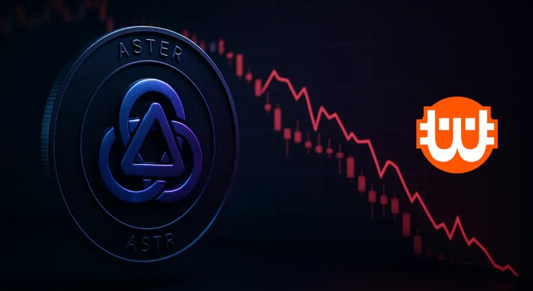 Aster árfolyam: 44%-os zuhanás után kritikus pontra ért a token
