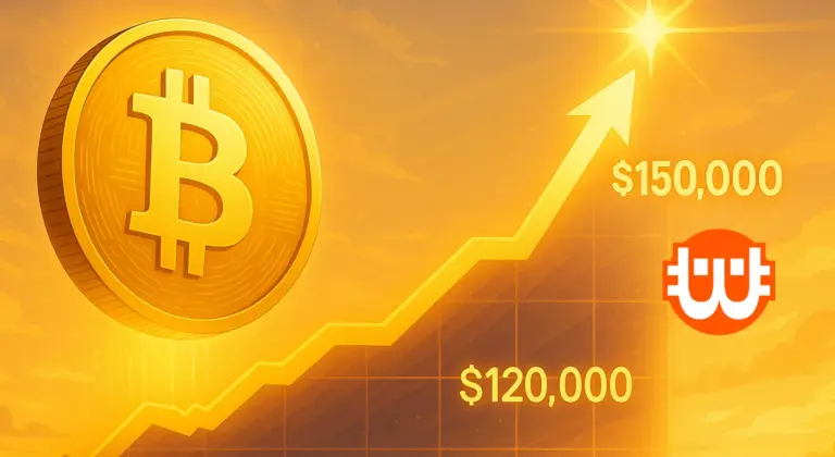 A Bitcoin 120.000 dollárra ugrott – közel a 150.000 dolláros célár?