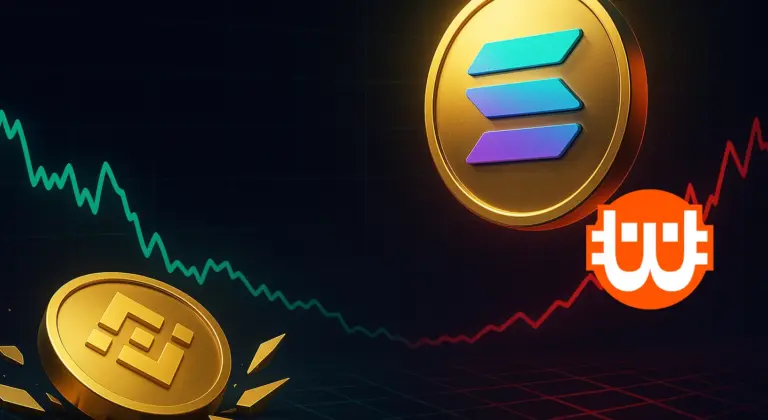 95%-os zuhanás a BNB-láncon – jön a Solana reneszánsza?